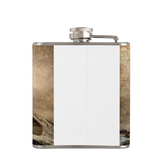 Steampunk Matterhorn Flachmann (Rückseite)