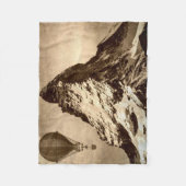 Steampunk Matterhorn Fleecedecke (Vorderseite)