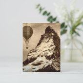 Steampunk Matterhorn Scene Postkarte (Stehend Vorderseite)