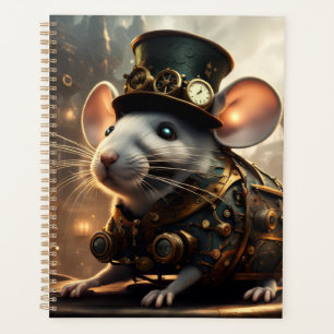 Steampunk-Maus und -Vogel Planer