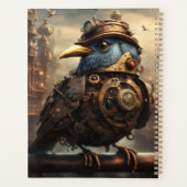 Steampunk-Maus und -Vogel Planer (Rückseite)