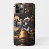 Steampunk Maus und Zug Case-Mate iPhone Hülle (Rückseite)