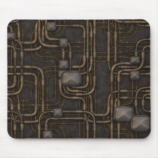 Steampunk-Mauspad Mousepad (Vorne)