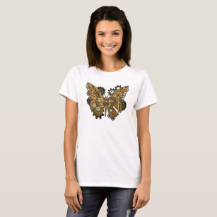 Steampunk Mechanical Butterfly Wings T-Shirt