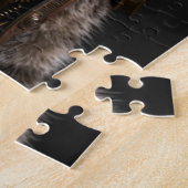 Steampunk Mechanical Cat Portrait Jigsaw Puzzle (Seite)