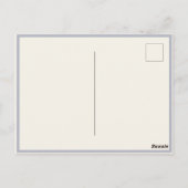 Steampunk Mechanical Edison Light Bulb Architect Postkarte (Rückseite)