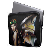 Steampunk Mechanical Fairy Laptopschutzhülle (Vorderseite Links)