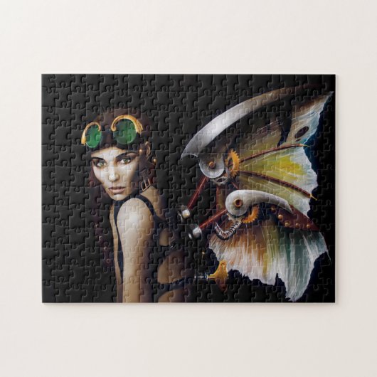 Steampunk Mechanical Fairy Puzzle (Horizontal)