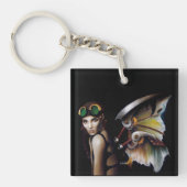 Steampunk Mechanical Fairy Schlüsselanhänger (Vorderseite)