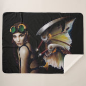 Steampunk Mechanical Fairy Sherpadecke (Vorderseite (Horizontal))