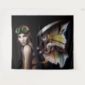 Steampunk Mechanical Fairy Wandteppich (Vorderseite (Horizontal))