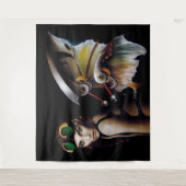 Steampunk Mechanical Fairy Wandteppich (Vorderseite)