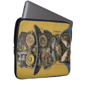 Steampunk Mechanical Gentleman Laptopschutzhülle (Vorne Rechts)