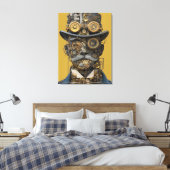 Steampunk Mechanical Gentleman Leinwanddruck (Insitu (Schlafzimmer))