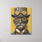 Steampunk Mechanical Gentleman Leinwanddruck (Vorderseite)