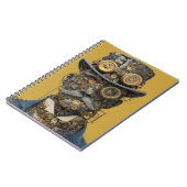 Steampunk Mechanical Gentleman Notizblock (Linke Seite)