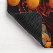 Steampunk Mechanical Orb Composition Mousepad (Ecke)