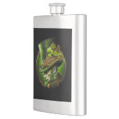 Steampunk Mechanical Top Hat St. Patrick's Day Man Flachmann (Links)