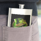 Steampunk Mechanical Top Hat St. Patrick's Day Man Flachmann (Beispiel)