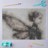 Steampunk Mechanics Fairy Decodipage Papier (Basteln)