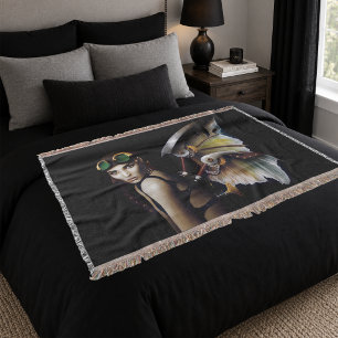 Steampunk Mechanische Feenflügel Schutzbrille Decke