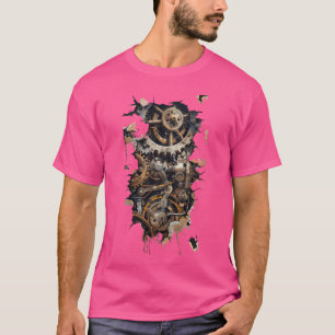Steampunk Mechanische Gänse Art T-Shirt