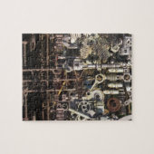 Steampunk mechanische Maschineriemaschinen Puzzle (Horizontal)