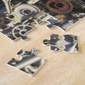 Steampunk mechanische Maschineriemaschinen Puzzle (Seite)