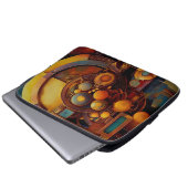 Steampunk-Mechanische-Orb-Komposition Laptopschutzhülle (Vorne Knopf)