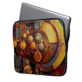Steampunk-Mechanische-Orb-Komposition Laptopschutzhülle (Vorderseite Links)