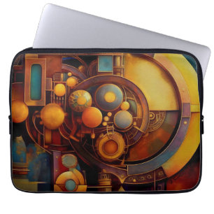 Steampunk-Mechanische-Orb-Komposition Laptopschutzhülle