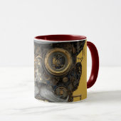 Steampunk-Mechanischer Gentleman Tasse (VorderseiteRechts)