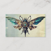 Steampunk Mechanischer Vintager Industriekatalysat Visitenkarte (Vorderseite)