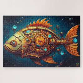 🐙 Steampunk Mechanisches Fischpuzzle 🐟 Puzzle