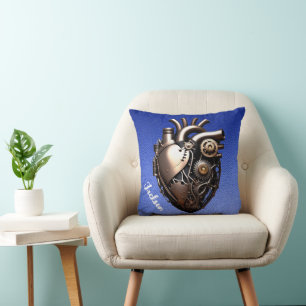 Steampunk Mechanisches Herz Kissen