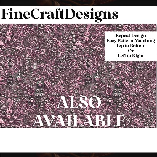 Steampunk Mechanisches Muster Blau BN2 Decoupage Seidenpapier