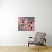 Steampunk Mechanisches Pferd & Lady Wandteppich (Beispiel (Horizontal))