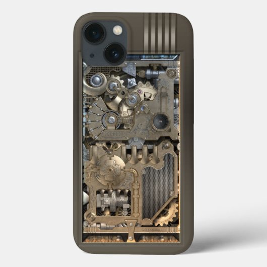 Steampunk-Mechanismus Case-Mate iPhone Hülle (Rückseite)