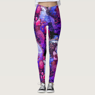 Steampunk Meerjungfrau Prinzessin Maßgeschneiderte Leggings