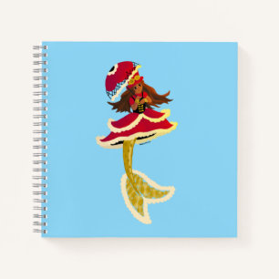 Steampunk Mermaid Notizblock
