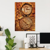 SteamPunk - Messgeräte Poster (Heimbüro)