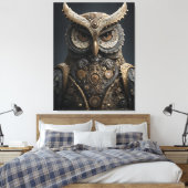 Steampunk-Messing-Sentinel Leinwanddruck (Insitu (Schlafzimmer))