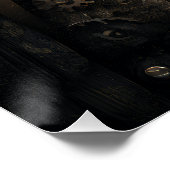 Steampunk-Messing-Sentinel Poster (Ecke)
