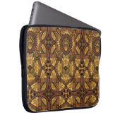 Steampunk Messing-und Kupfer-Gänge Laptopschutzhülle (Vorne Rechts)