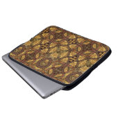 Steampunk Messing-und Kupfer-Gänge Laptopschutzhülle (Vorne Knopf)