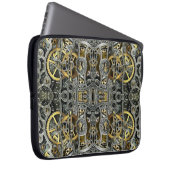 Steampunk-Metallgetriebe Laptop-Sieb Laptopschutzhülle (Vorne Rechts)