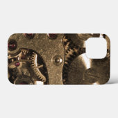 Steampunk-Metalluhr-Getriebe Case-Mate iPhone Hülle (Rückseite (Horizontal))