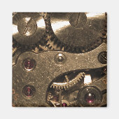 Steampunk-Metalluhr-Getriebe Magnet (Vorne)