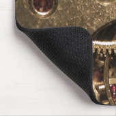 Steampunk-Metalluhr-Getriebe Mousepad (Ecke)