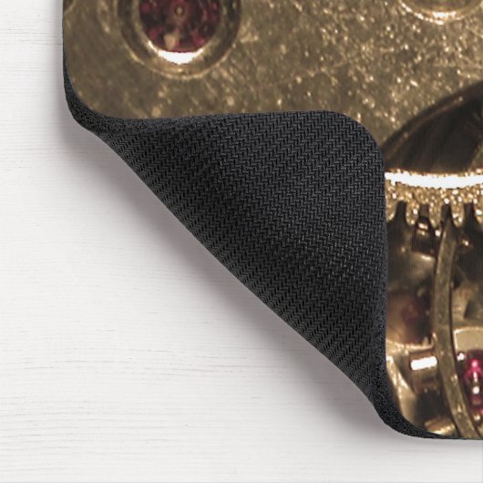 Steampunk-Metalluhr-Getriebe Mousepad (Ecke)